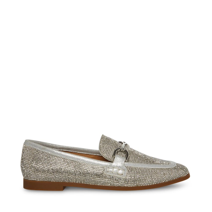 Silver Steve Madden Carrine-r Women\'s Loafers | PH 9524MEZ